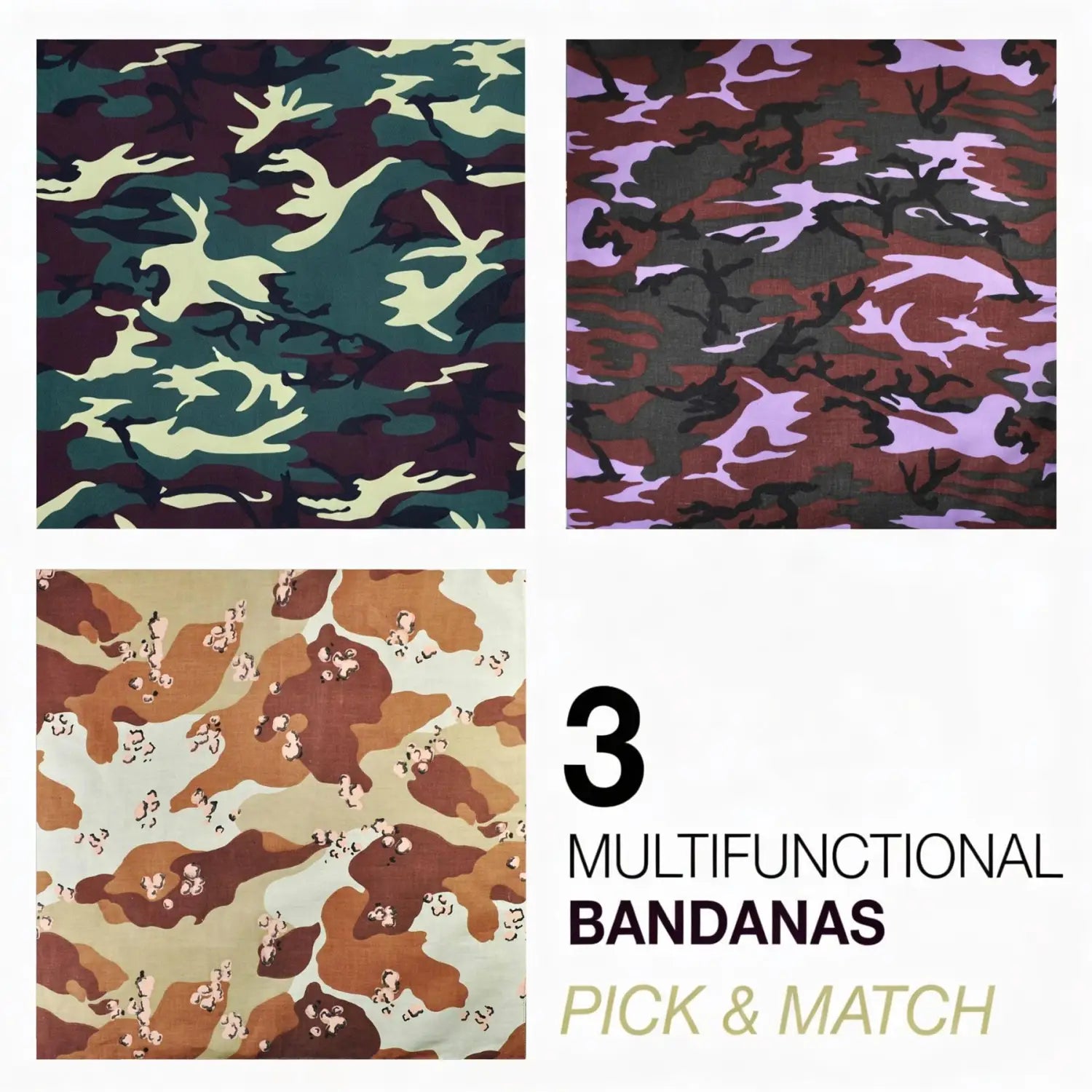 Camouflage Military Cotton Bandana