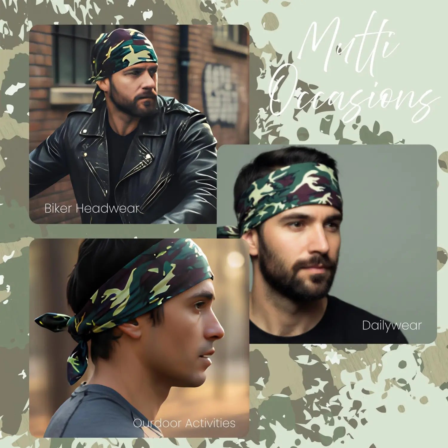 Camouflage Military Cotton Bandana
