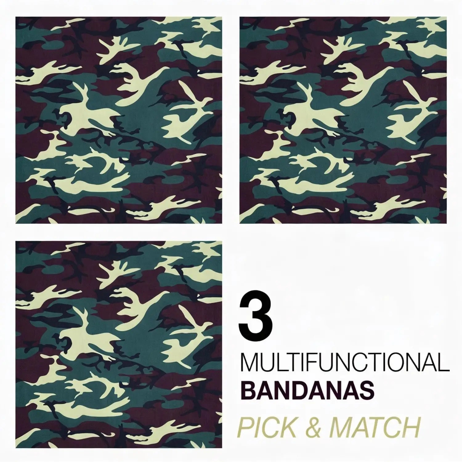 Camouflage Military Cotton Bandana