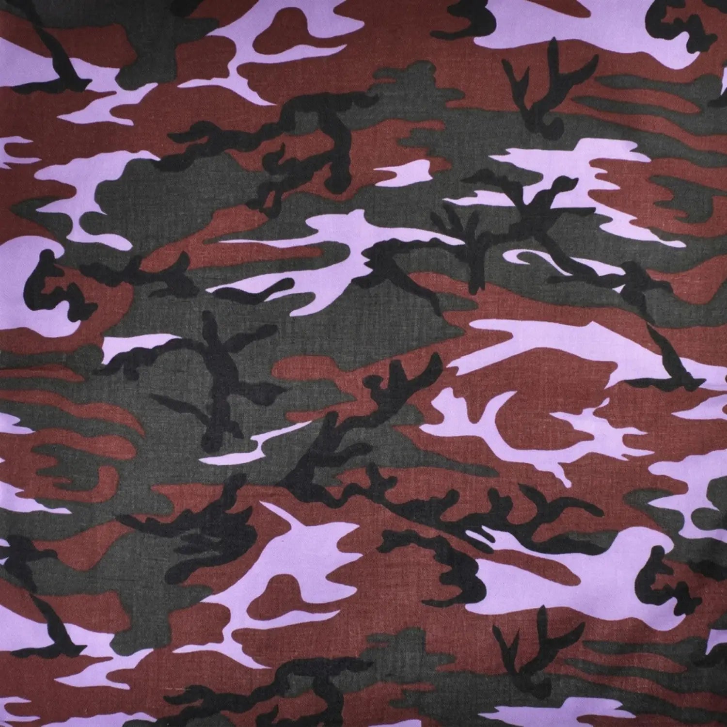 Camouflage Military Cotton Bandana - Lilac