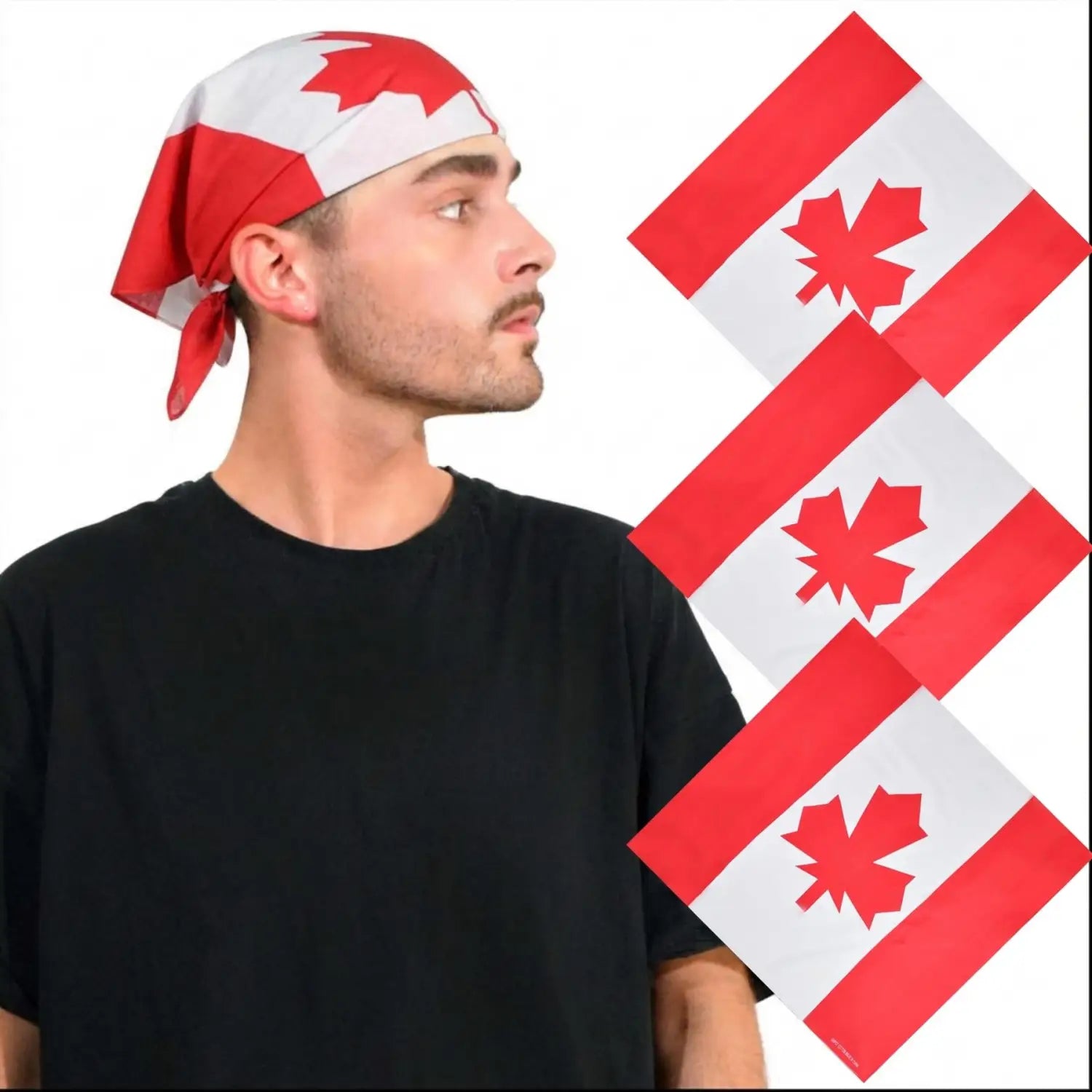 Canada Flag Bandana - 3PCS