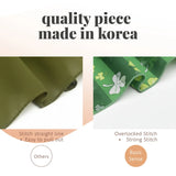 Celtic Shamrock Satin Scarf & Holder for Irish Pride - Scarves