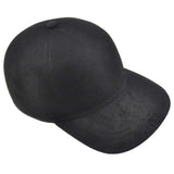 Chic wool felt baseball cap with leather peak