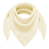 Chiffon square scarf on white background - Lightweight accessory for women.