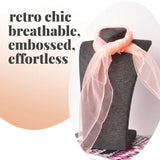Chiffon Square Scarf Retro Organza for 60s & 70s Style - Scarves