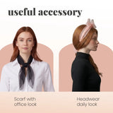 Chiffon Square Scarf Retro Organza for 60s & 70s Style - Scarves