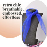 Chiffon Square Scarf Retro Organza for 60s & 70s Style - Scarves