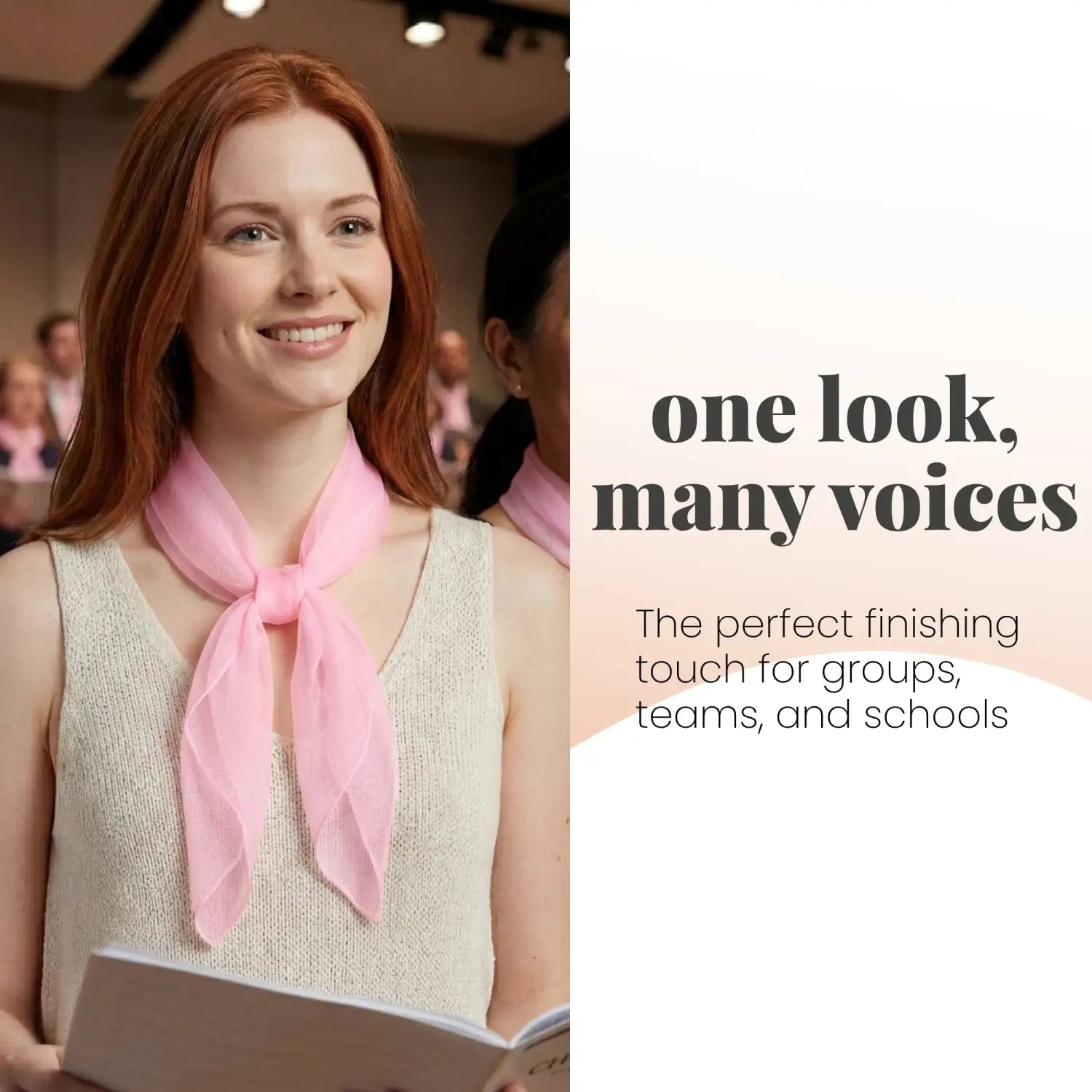 Chiffon Square Scarf Retro Organza for 60s & 70s Style - Scarves