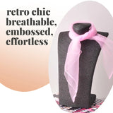 Chiffon Square Scarf Retro Organza for 60s & 70s Style - Scarves
