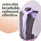 Chiffon Square Scarf Retro Organza for 60s & 70s Style - Scarves