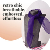Chiffon Square Scarf Retro Organza for 60s & 70s Style - Scarves