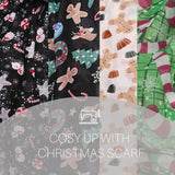 Christmas Scarf Oversized Maxi Shawl - Scarves