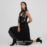 Christmas Scarf Satin Robin Bird Scarves Gifts - Scarves