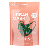 Christmas Tree Copper-Infused Face Mask Covering with Green Design