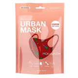 Christmas Tree Copper-Infused Face Mask Covering with Red Design