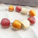 Chunky Beads Candy Colour Necklace with multi colored beads