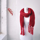 Classic Knitted with Tassel Autumn/Winter scarf Long Scarves - Knitted Scarves