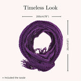 Classic Knitted with Tassel Autumn/Winter scarf Long Scarves - Knitted Scarves