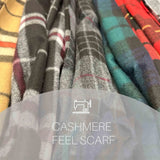 Collection of super soft Scottish Tartan winter scarves in various colors and patterns