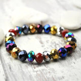 Colourful Glass Beads Bracelet