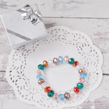 Colourful Glass Beads Bracelet