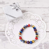 Colourful Glass Beads Bracelet