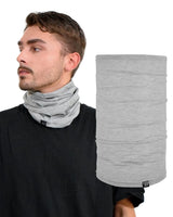 Jersey cotton neck gaiter for sports and outdoor activities