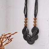 Elegant Wooden Beads Necklace – Lightweight & Versatile for Women - Necklaces