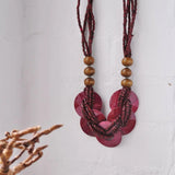 Elegant Wooden Beads Necklace – Lightweight & Versatile for Women - Necklaces