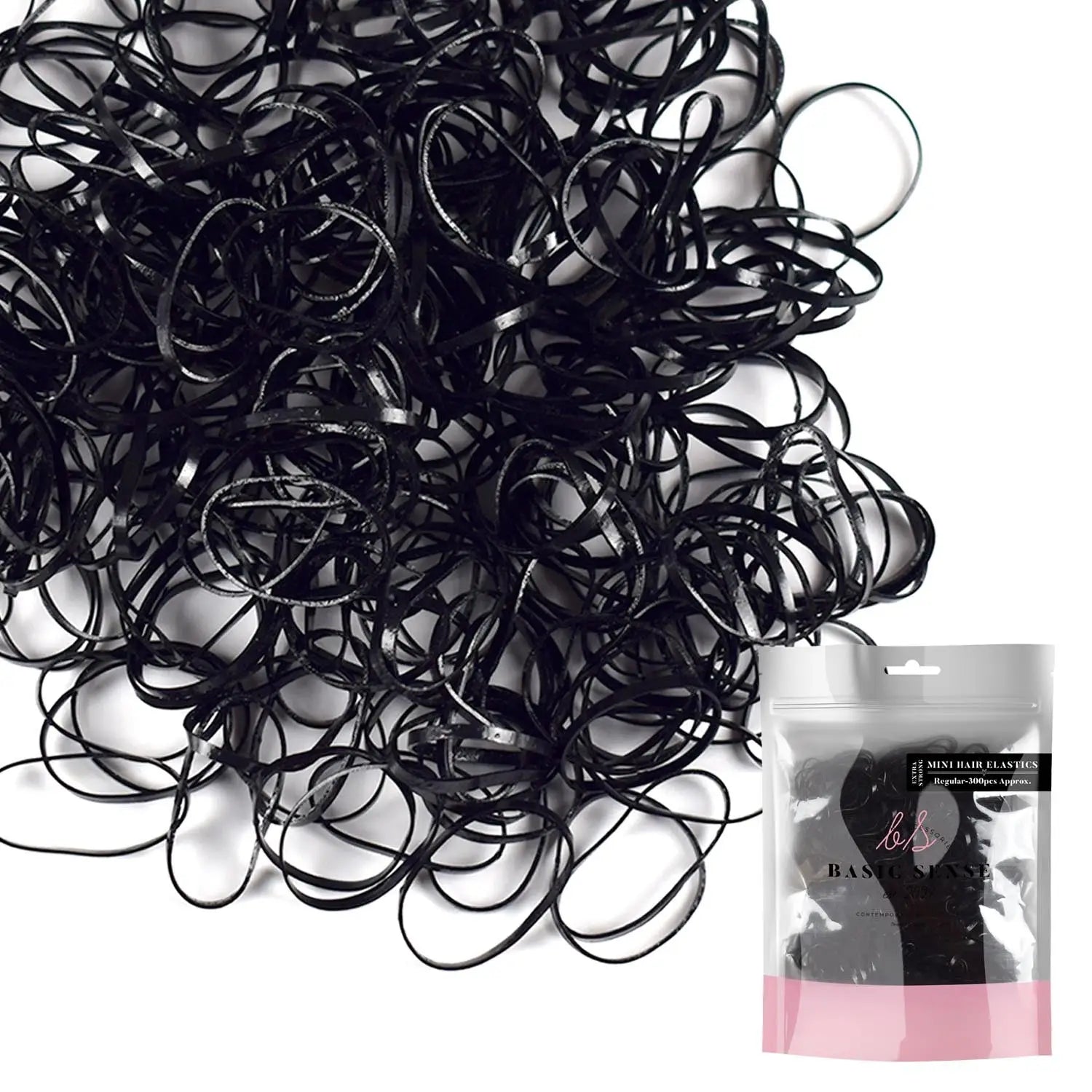 ’Extra strong mini rubber bands for versatile hair styling options’