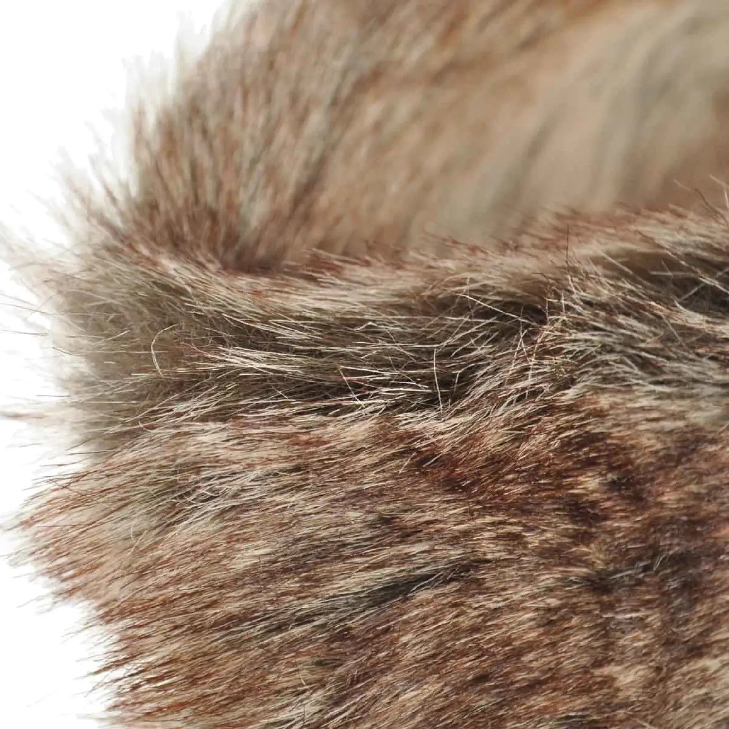 Faux fur textured headband close up for Winter & Autumn fashion.
