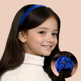 Girls Satin Hair Accessories Set – 2 Headbands & 2 Scrunchies for School Hair Accessory Set