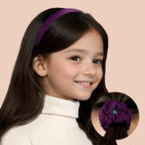 Girls Satin Hair Accessories Set – 2 Headbands & 2 Scrunchies for School Hair Accessory Set