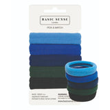 Four colorful hair ties displayed in Hair Elastics Tie product, ideal for snood or plain scarf hairstyles