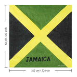 Jamaica flag bandana wall art display