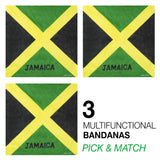 Jamaica Flag Bandana - 100% Cotton with Jamaica Design