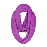 Jersey Cotton Infinity Scarf on White Background