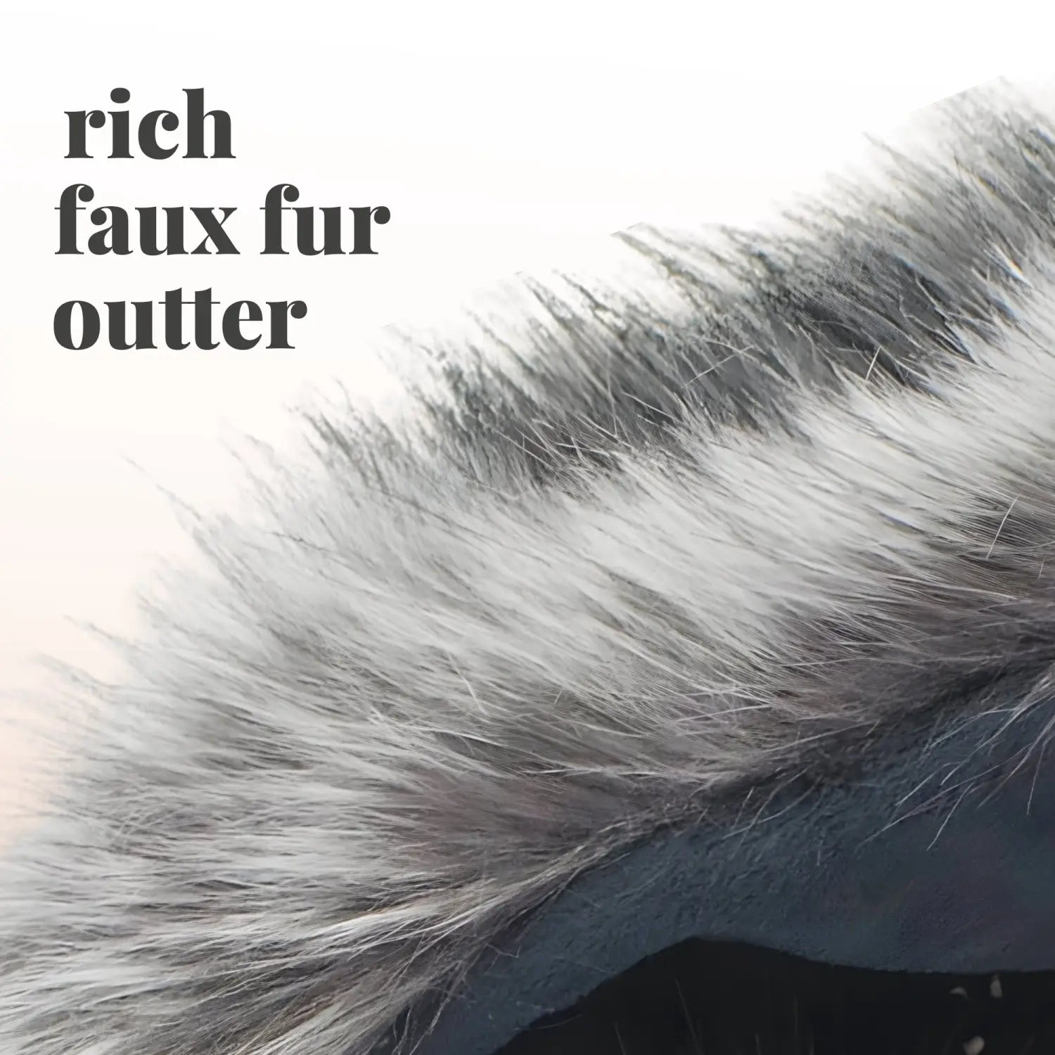 Luxurious Faux Fur Collar Scarf with Inner Fleece Lining - Soft Warm Wrap for Winter - Warm Scarves