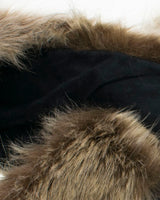 Luxurious faux fur collar scarf, soft and warm for winter