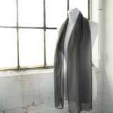 Chiffon scarf mannequin with classic plain design