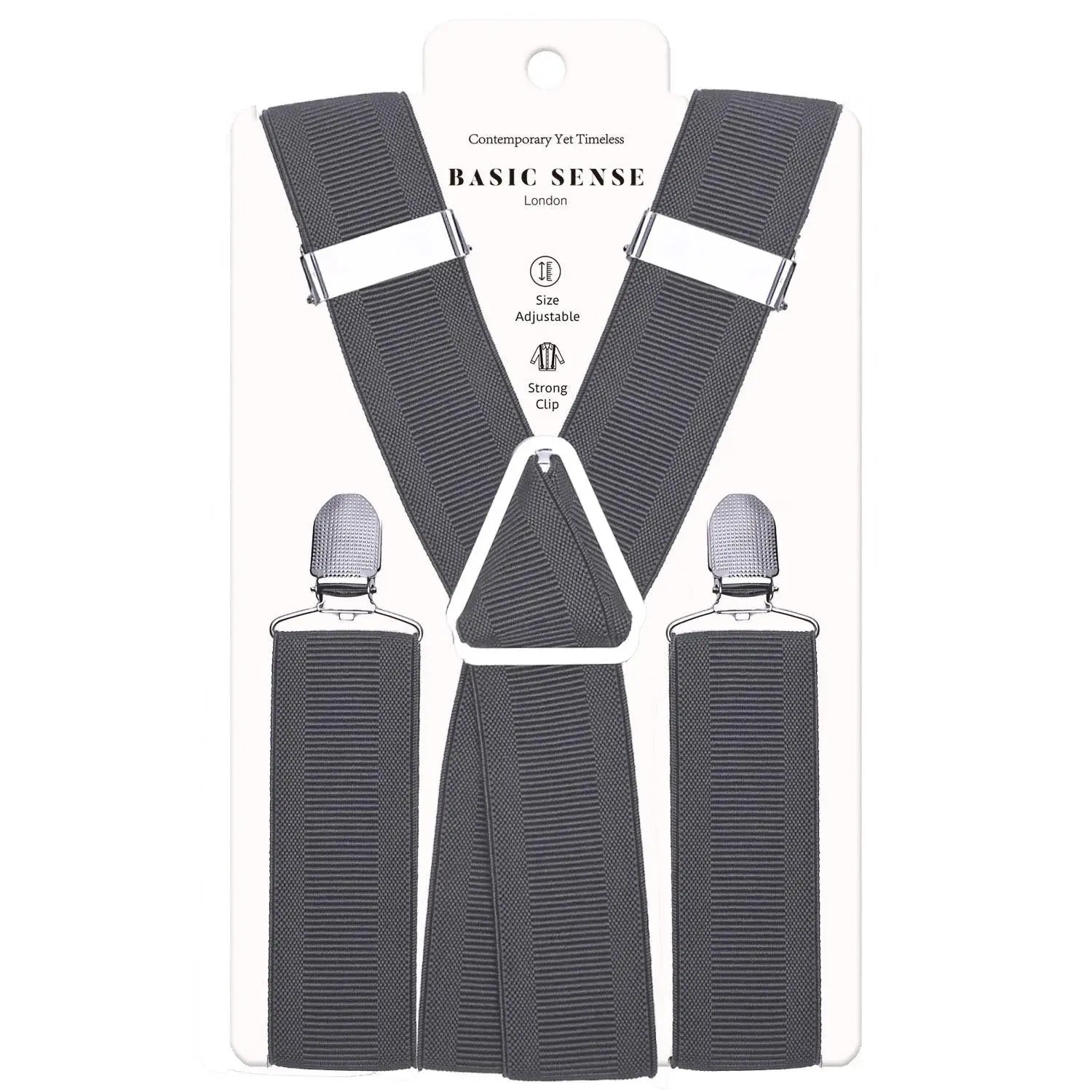 Men 35mm Wide Triangle Suspenders for Trouser