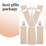 Men 35mm Wide Triangle Suspenders for Trouser - Braces