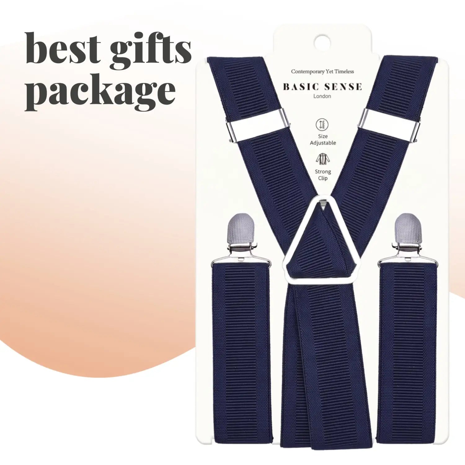 Men 35mm Wide Triangle Suspenders for Trouser - Braces