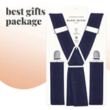 Men 35mm Wide Triangle Suspenders for Trouser - Braces