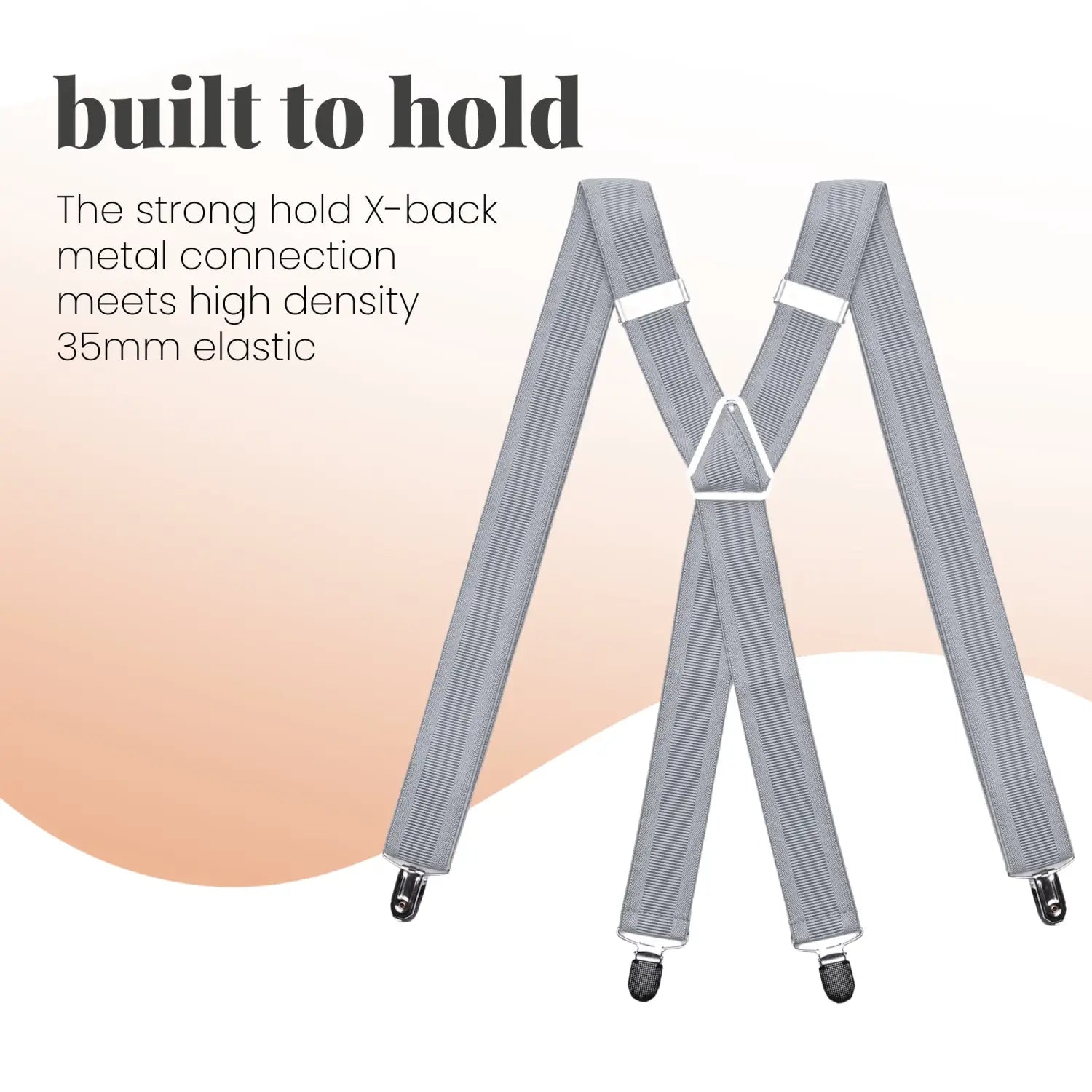 Men 35mm Wide Triangle Suspenders for Trouser - Braces