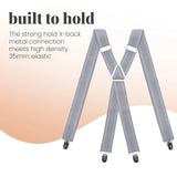 Men 35mm Wide Triangle Suspenders for Trouser - Braces