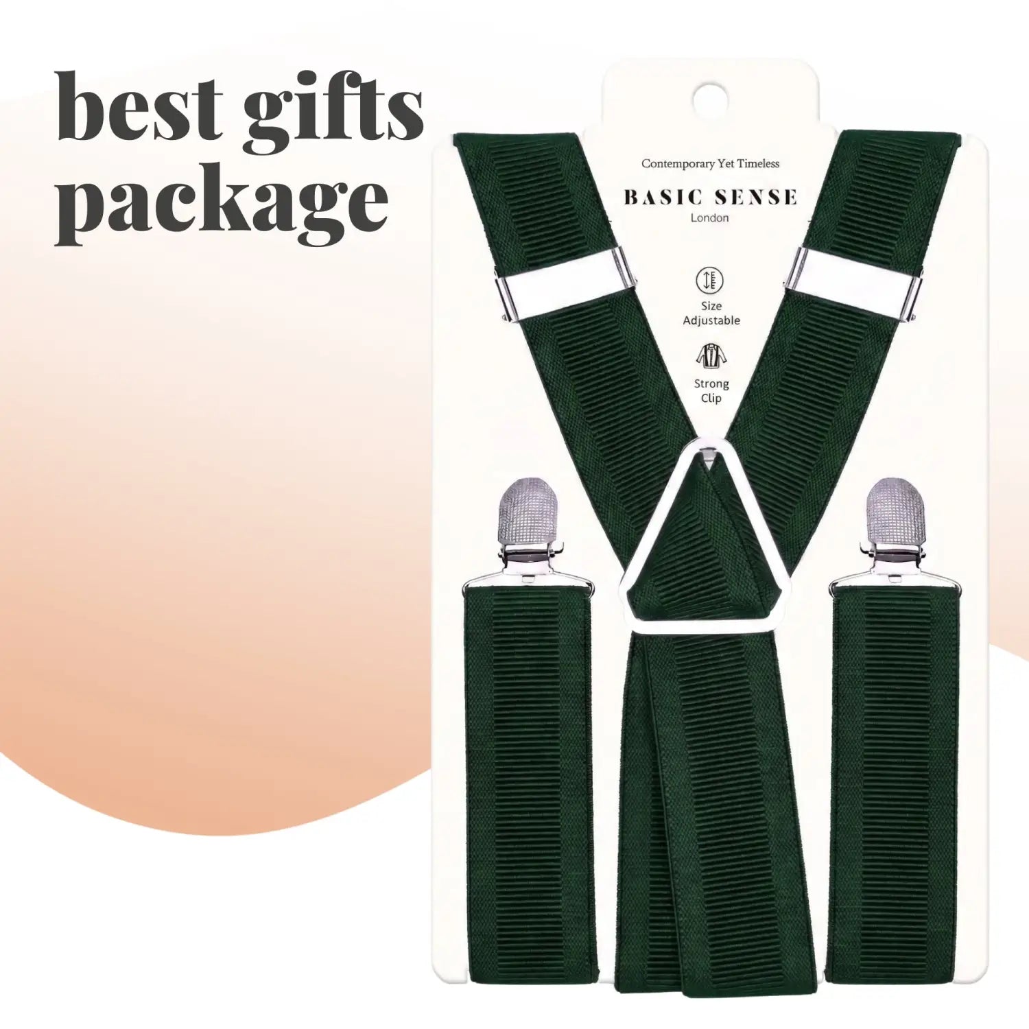 Men 35mm Wide Triangle Suspenders for Trouser - Braces