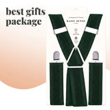 Men 35mm Wide Triangle Suspenders for Trouser - Braces