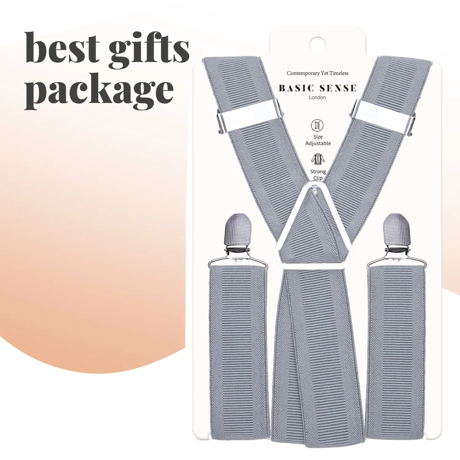 Men 35mm Wide Triangle Suspenders for Trouser - Braces