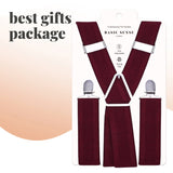 Men 35mm Wide Triangle Suspenders for Trouser - Braces